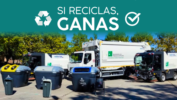 En Villanueva del Pardillo si reciclas, ganas
